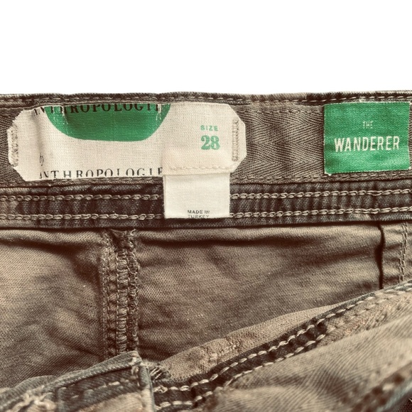 Anthropologie The Wanderer Ankle Pant in Green Camo. Size 28. - Picture 10 of 11